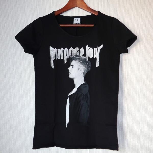 アンプリファイド ジャスティンビーバー プロフィール レディスTシャツ ロックTシャツ Amplif...