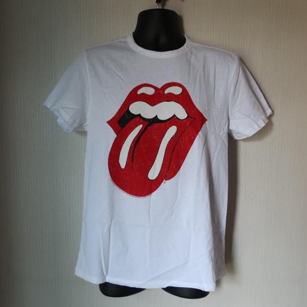 アンプリファイド　ローリングストーンズ　タンホワイトTシャツ　Amplified THE ROLLI...