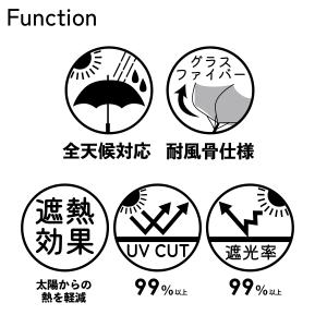 【公式】日傘 晴雨兼用傘 傘 雨傘 長傘 メン...の詳細画像3