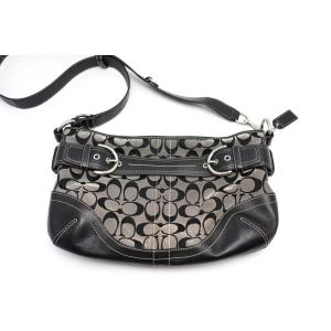 COACH コーチ D2061-1214 Cロゴ ブラック シグネチャー ミニショルダー