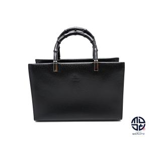 GUCCI グッチ バンブー 黒 2WAYショルダーバック ハンドバック 0021035｜marujyu78-brand