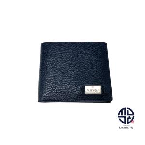 GUCCI（グッチ） GGマーモント 黒 ブラック カーフ ラウンドファスナー