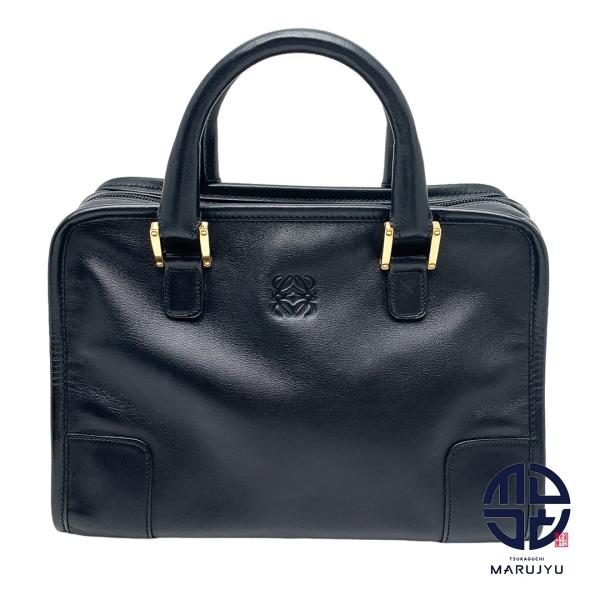 LOEWE ロエベ ブラック 黒 アナグラム アマソナ28バッグ ハンドバッグ カバン 鞄 ブランド...