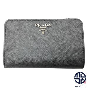 PRADA（プラダ） サフィアーノ 黒 ブラック 2つ折り長財布 サイフ