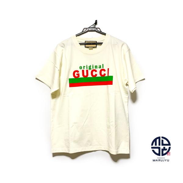GUCCI グッチ ORIGINAL GUCCI プリント オーバーサイズ ロゴ Tシャツ 6160...
