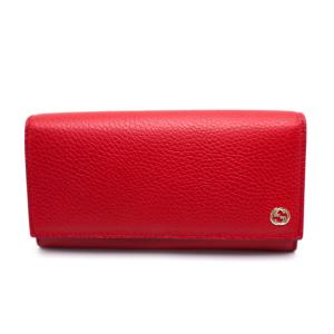 GUCCI グッチ 赤 2つ折り長財布｜marujyu78-brand