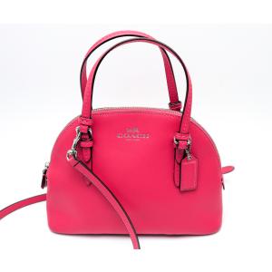 COACH コーチ ピンク シグネチャー ハンドバッグ ミニボストン 2186 COACH（コーチ） バッグ レディース ボストンバッグ アウトレット 2WAY