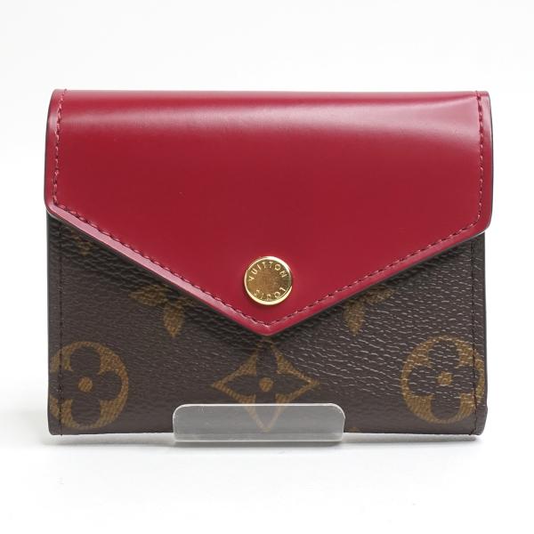 LV ルイ・ヴィトン モノグラム フューシャ ポルトフォイユ・ゾエ 折り財布 コンパクトウォレット ...