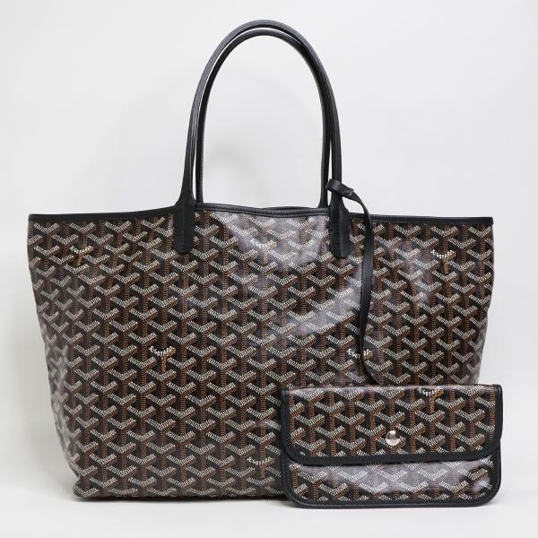 GOYARD ゴヤール サンルイ PM トートバッグ コーティングキャンバス レザー