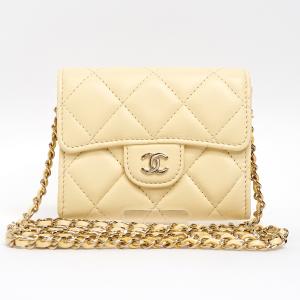 CHANEL（シャネル） マトラッセ ウォレットチェーン ラムスキン AP3076