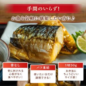 さば切り身 600g (30g×20切) 骨な...の詳細画像3