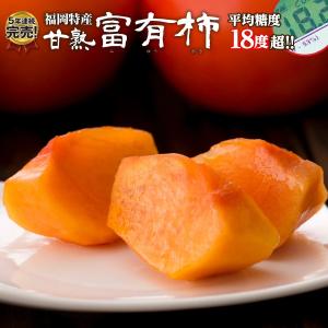 柿 2kg 富有柿 福岡県産 産地直送 甘熟 富有柿 1箱 秀品