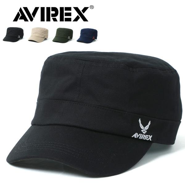 AVIREX 帽子 ワークキャップ ミリタリーキャップ