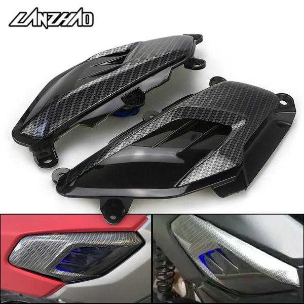 ウィンカー LEDサイドベントライト 軽量カーボンカバー アクセサリー オートバイ YAMAHA N...