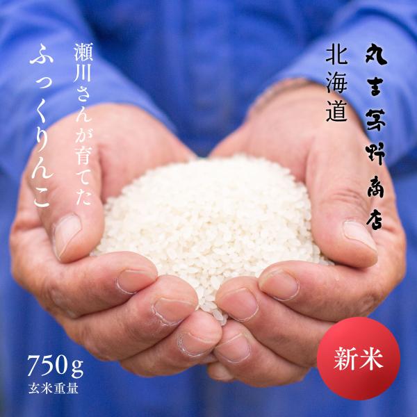 新米 瀬川さんが育てた ふっくりんこ お試し 750g 5合 北海道深川市稲田産 玄米 白米 分づき...