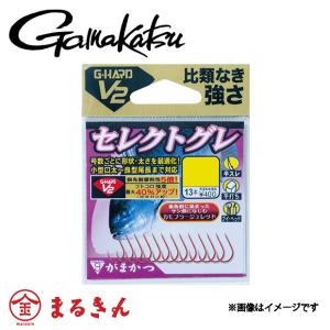 がまかつ G-HARD V2 セレクトグレ 4号 グレ ハリ 磯｜marukin-net