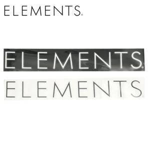 ELEMENTS ロゴ カッティングステッカー 160ｍｍ｜marukin-net