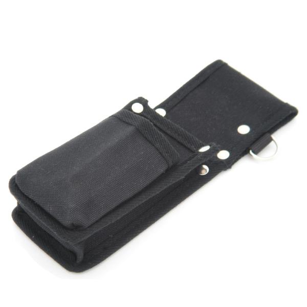 金井産業　マルキン印 帆布水平器ケース ２段 CK-04 黒