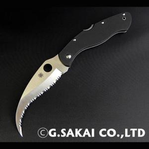 SPYDERCO CIVILIAN　スパイダルコ　シビリアン　G-10 波刃（セレーション）｜marukinknife