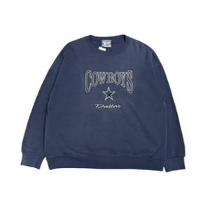 【XL】USA製　USA古着 COWBOYS  NFL トレーナー スウェット　プリント　クルーネッ...