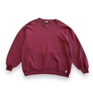 【XXL】USA古着　USA製　古着　90年代　RUSSELL ラッセル　無地　トレーナー　スウェッ...