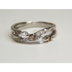 agete アガット ダイヤモンド リング K18YG Ref.10164111095 D0.06ct