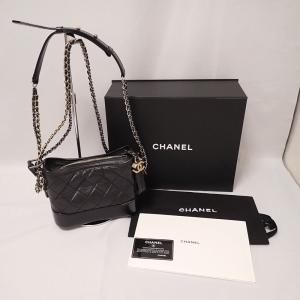 ♡CHANEL♡ノベルティ　ブラックレザー ショルダーバッグ CHANEL ブラック ショルダーバッグ ノベルティ