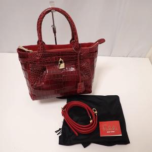 【極美品✨】ボーグラン ハンドバッグ クロコダイル レザー ブラウン 極美品☆BEAUGRAND ボーグラン JRAタグ付 クロコダイル使い レザー