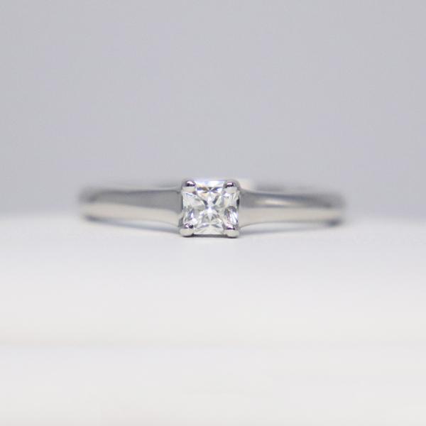 Tiffany&amp;co. Lucida ティファニー ルシダ Pt950 ダイヤリング 0.27ct ...