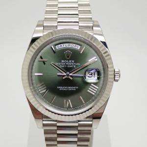 ROLEX（ロレックス） デイデイト 118206 アイスブルー ローマ Z番 中古