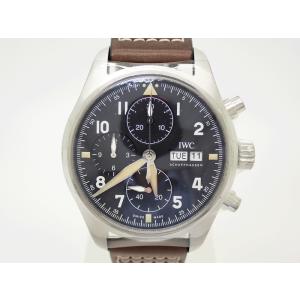 IWC SCHAFFHAUSEN IW387802 スピットファイア クロノグラフ 自動巻き  