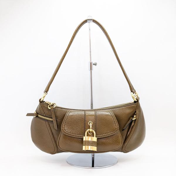 新品同様 Chloe’ クロエ　グレインレザー 製　THE 99 ショルダーバッグ  お買い得 CH...