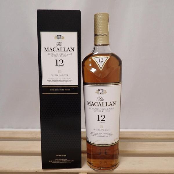 20歳以上【未開栓】The MACALLAN ザ・マッカラン12年 シェリーオークカスク 40％ 7...