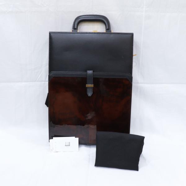 未使用 保管品 dunhill ダンヒル North Row Large Attache Case ...