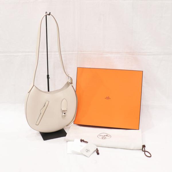 未使用 HERMES エルメス アルソン スリム ショルダーバッグ クレ H085336CKAT ア...