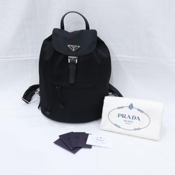 PRADA プラダ バックパック BZ0032 ブラック 三角ロゴ 黒 ナイロン リュック カバン ...