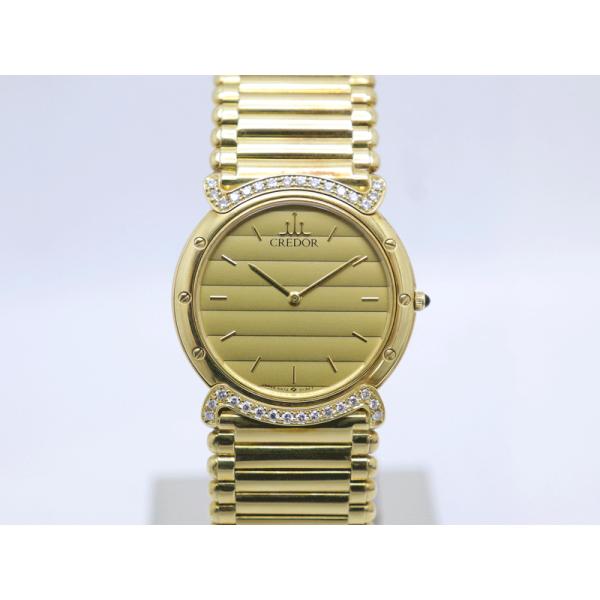 【SEIKO】セイコー CREDOR クレドール GHJX954 5A74-0060 ゴールド K1...