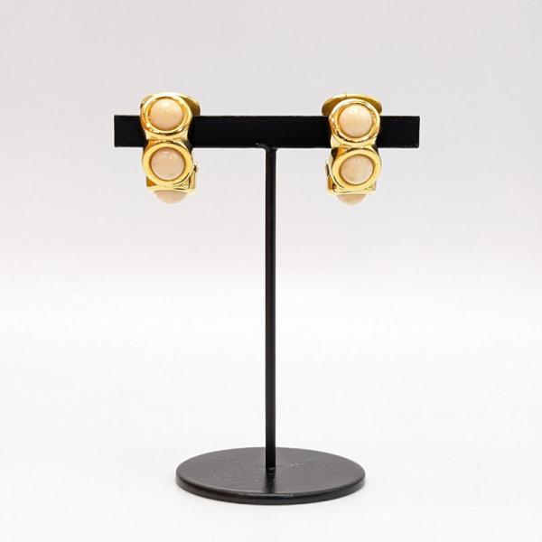 スペイン　DAVID GRAU イヤリング ゴールドカラー　ヴィンテージ アクセサリー   中古美品...