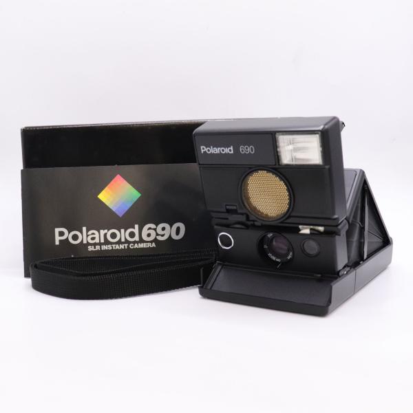 新品 未使用 Polaroid 690 ポラロイド 一眼レフ インスタントカメラ フィルム ストラッ...