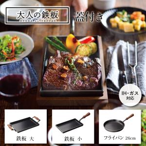 大人の鉄板 蓋付き AUX オークス フライパン 大 オシャレ お洒落 大人