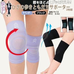 ホットクラス ひざの歩きともだちサポーター ラベンダー M-Lの商品画像