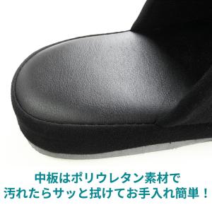 スリッパ ルームシューズ 室内用 低反発 オフ...の詳細画像2