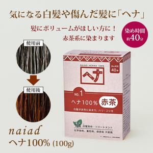 naiad ヘナ100% 100g 白髪染め ...の詳細画像1