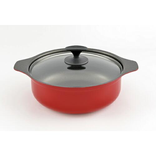 ゴールドマーブル ガラス蓋付卓上鍋 24cm なべ 鍋 水炊き フライパン 深型 両手鍋 ふたつき ...