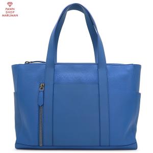 BVLGARI（ブルガリ） オクト トートバッグ バッグ レザー ネイビー系
