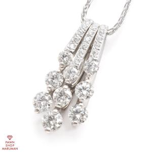 ネックレス PT999 PT850 ダイヤ 1.158 鑑定書 総重量約1.3g 約43cm  