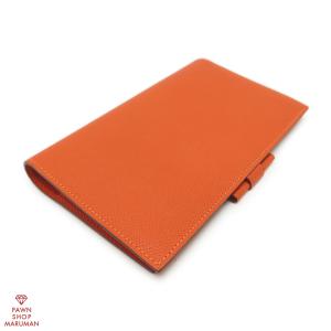 HERMES（エルメス） フラット ヨッティングGM ポーチ コットン ブルー