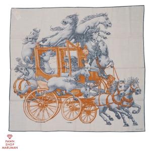 HERMES（エルメス） シルクスカーフ ツイリー 森のささやき 063005S 01