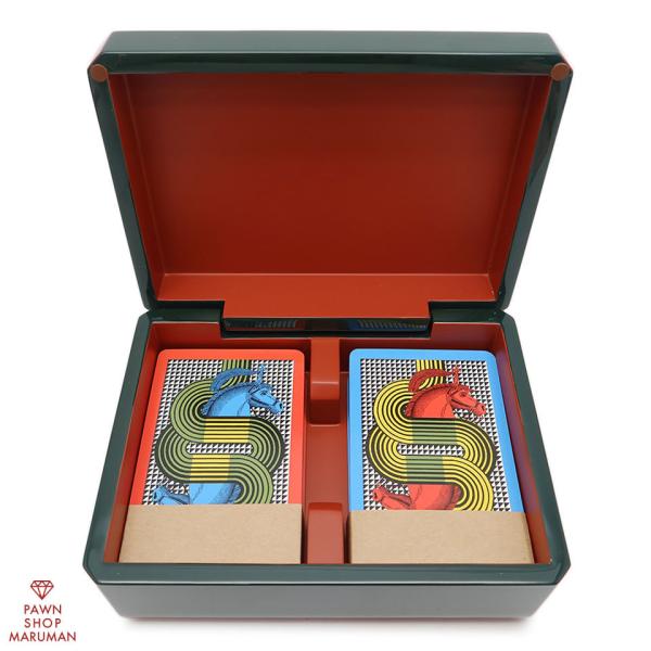 HERMES エルメス カードケース ファセット リトグラフィー エケストル H402138M 01...