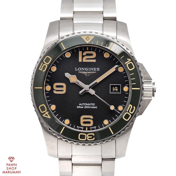 LONGINES ロンジン ハイドロコンクエスト L3.781.4.05.6 自動巻き SS ブラッ...